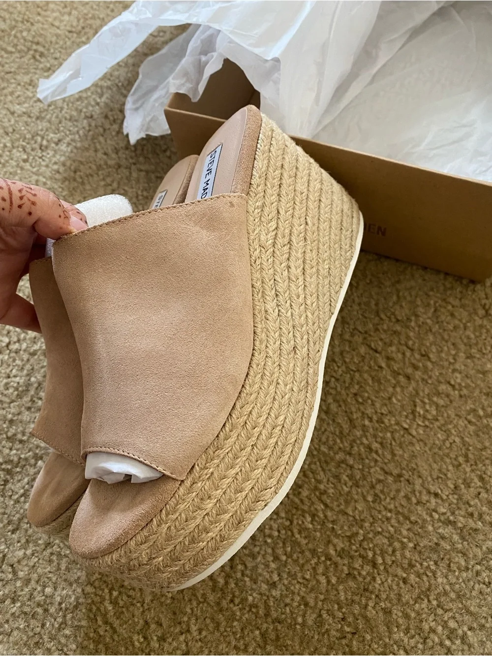Steve Madden Rampster Taupe Size 9